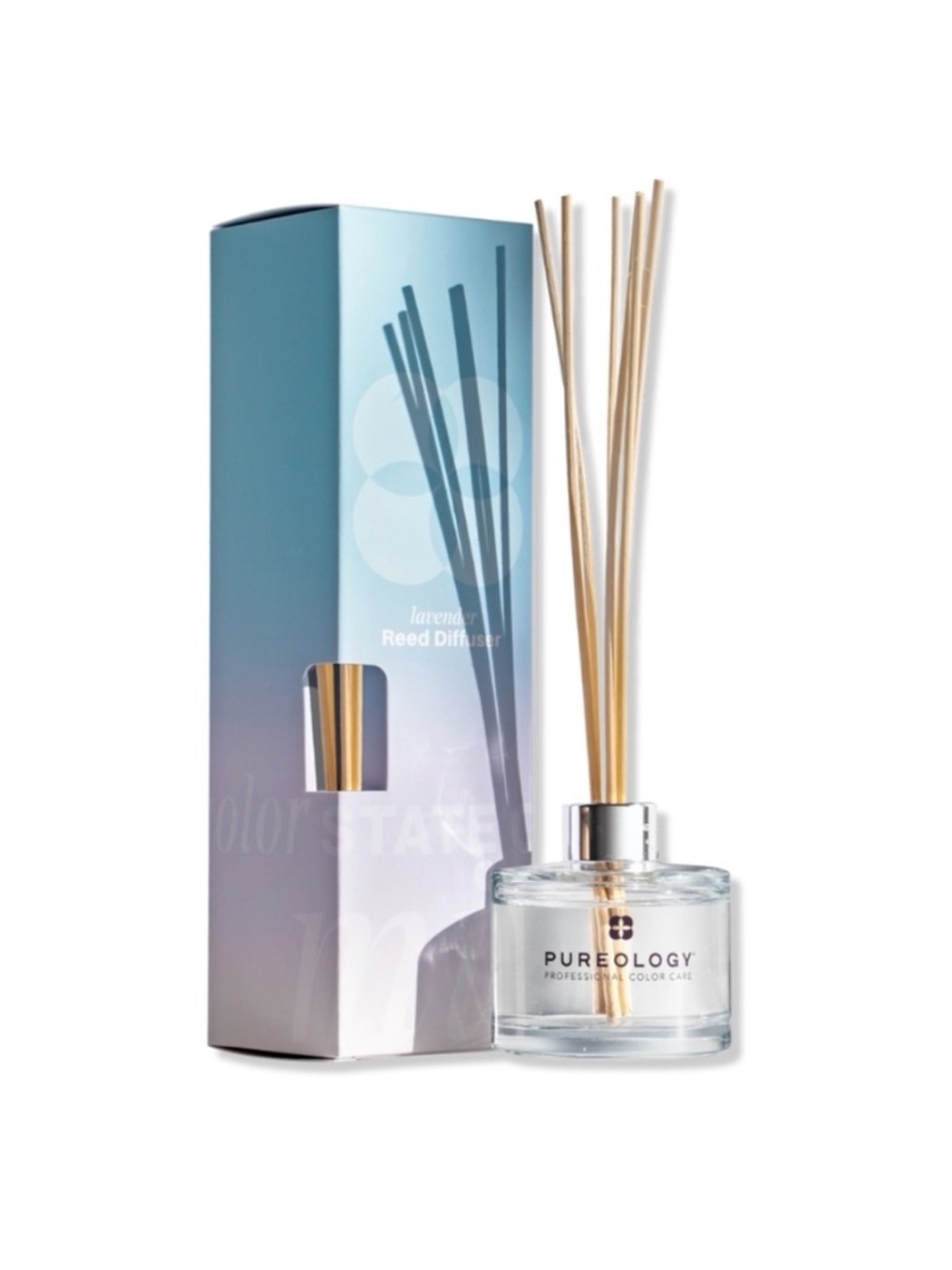 Pureology Lavender Reed Diffuser Brand New In Box 3.65 FL.Oz.